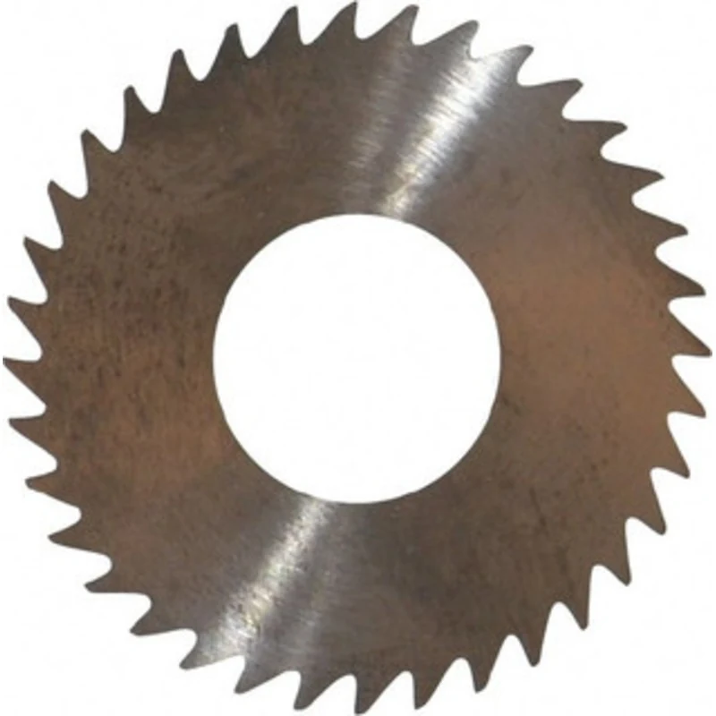 RobbJack 1-1/4 x 0.0156, 1/2 Arbor, 36-Tooth Solid Carbide Slitting & Slotting Saw Uncoated, RH Cut, Straight Teeth, ...